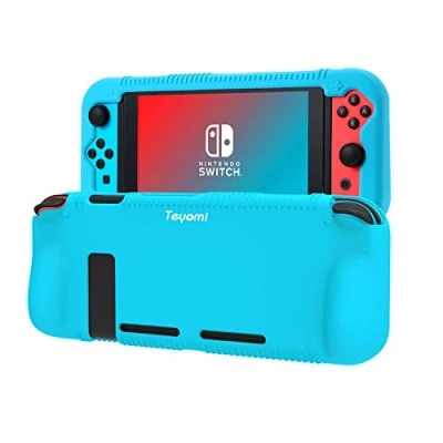 Image de Teyomi Coque Compatible avec Nintendo Switch Étui Protection Silicone, Absorption des Chocs et Anti Rayures