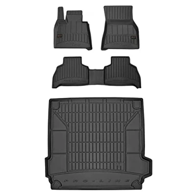 Afbeelding van M MOTOS Rubberen vloermat en kofferbakmat voor BMW X5 G05 sinds 2018. Verbeter je reiscomfort met 3D antislip automat vloermatten alle weersomstandigheden, bescherming