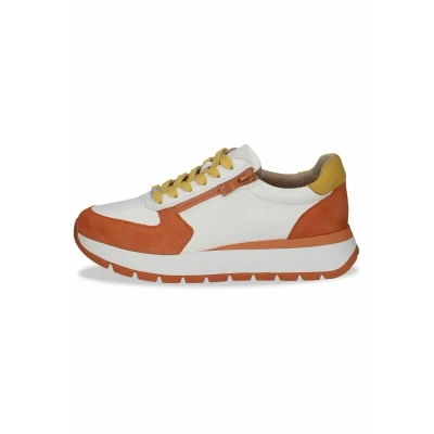 Afbeelding van Caprice Sneakers laag, Dames, Maat: 40, Orange comb Leer