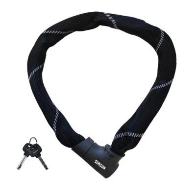 Afbeelding van Simson Kettingslot ART 2 Fietsslot Ketting van Gehard Stalen Schakels Slot met Keurmerk Geschikt voor Elektrische Fiets en Fatbike 100 cm