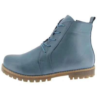 Afbeelding van Andrea Conti Leren laarzen dames 0342828, Blauw