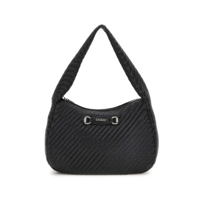 Afbeelding van GUESS Schoudertas Francy Hobo Bag Black Zwart