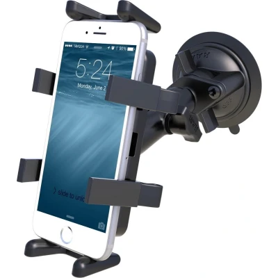 Afbeelding van RAM Mount B 166 UN4U houder Mobiele telefoon/Smartphone, Navigator, Tweewegsradio Zwart Passieve
