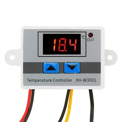 Afbeelding van Digitale Thermostaat 220V Temperatuurregelaar Koel en Verwarmingsregeling Thermostaatschakelaar met Sensor 50C tot 110℃