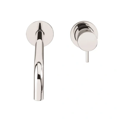 Afbeelding van Waterevolution Flow inbouw wastafelkraan chroom uitloop 21cm T116B01 21