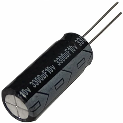 Afbeelding van AERZETIX 10x Elektrolytische condensatoren radiaal 3300µF ± 20% 10V THT 105C 2000h Ø10x25mm C13128