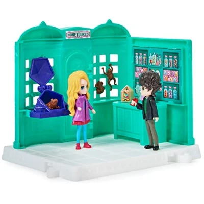 Afbeelding van Harry Potter Magical Minis Zacharinus&#039; Zoetwarenhuis Speelfigurenset