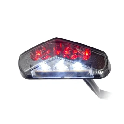 Afbeelding van Brisk 2 Universeel motorachterlicht met getint remlicht, kentekenplaatverlichting, E gecertificeerd