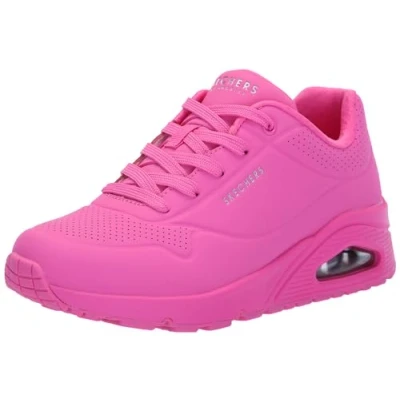 Afbeelding van SkechersUno Stand on Air Damessneaker, Heet Roze.