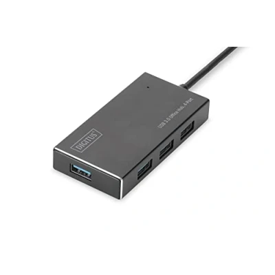 Afbeelding van Digitus DA 70240 1 USB 3.2 Gen hub 4 poorten Met metalen behuizing Zwart