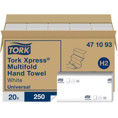 Afbeelding van TORK 471093 Papieren handdoeken Wit 20 stuk(s)