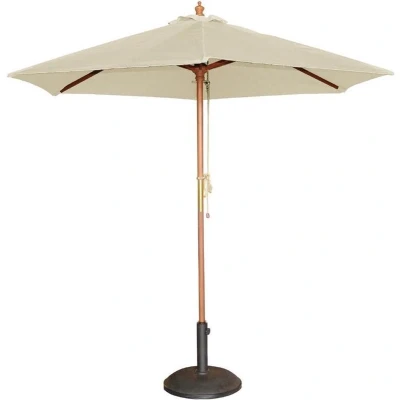 Afbeelding van Bolero ronde parasol creme 2,5 meter