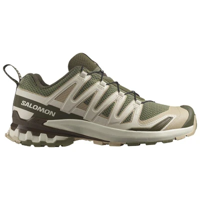 Afbeelding van Salomon XA PRO 3D V9 Outdoorschoenen, Heren, Maat: 46 2/3, Deep lichen green/safari/dark earth Textiel/ synthetisch
