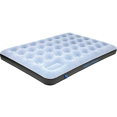 Afbeelding van High Peak Comfort Plus Double Luchtbed Grey Blue Black Grijs Luchtbedden