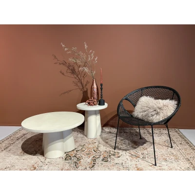 Afbeelding van D Brix Salontafel Clubs Sandy 50cm Beton / MDF