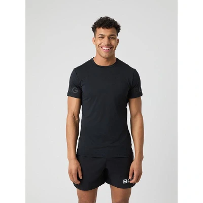 Afbeelding van Björn Borg Tshirt print, Heren, Maat: Large, Black beauty