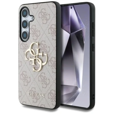 Afbeelding van Guess Geschikt voor Samsung S25 Backcover 4G PU Big Logo Roze