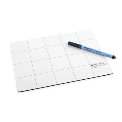 Image de Tapis de projet magnétique Ifixit Pro Blanc et Noir