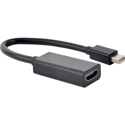 Afbeelding van Adapter Mini Display Port naar HDMI GEMBIRD A MDPM HDMIF4K 01 Zwart 15 cm