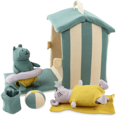 Afbeelding van Trixie Baby Puppet World L Beach Poppenmeubel en Pop
