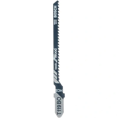 Afbeelding van Bosch Accessories 2609256717 Decoupeerzaagblad HCS, T 119 BO Basic for Wood 2 stuk(s)