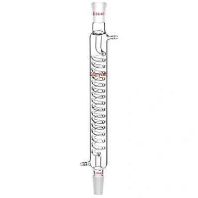 Afbeelding van StonyLab graham Condensator van borosilicaatglas, condenser distillatiekolom, met afdichting 24/40, 300 mm