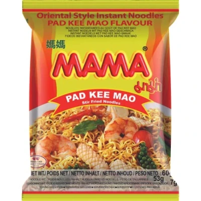 Afbeelding van MAMA Instant Noedels Pad Kee Mao 30x60gr 60.00 g