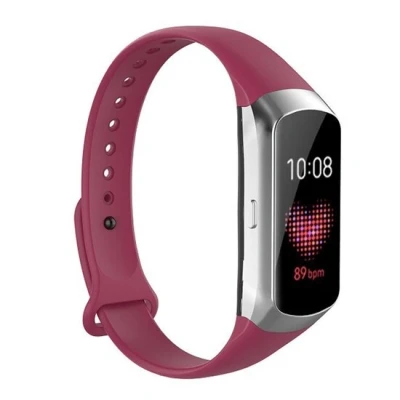 Afbeelding van Siliconen bandje Bordeaux Samsung Galaxy Watch Fit