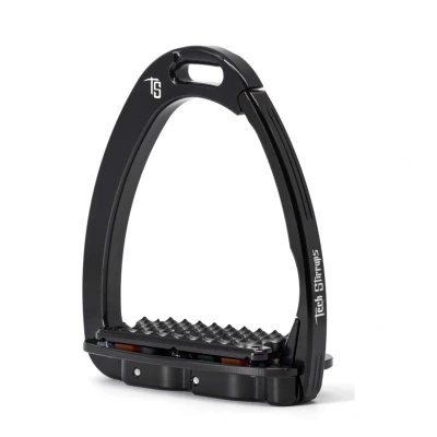Afbeelding van Tech Stirrups Stijgbeugels Venice Plus Dressuur Zwart/Zwart