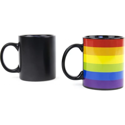 Afbeelding van Gift Republic Regenboog Warmte Onthul Mok