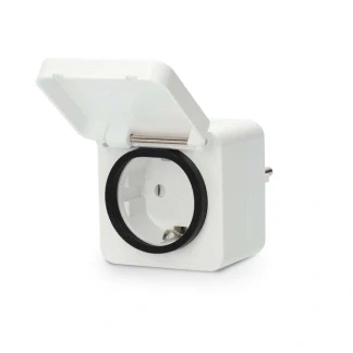 Afbeelding van Nedis SmartLife Slimme Stekker Zigbee 3.0 IP44 Energiemeter 3680 W Type F (CEE 7/7) 25 55 C Android / IOS Wit 1 Stuks