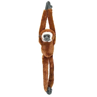 Afbeelding van Wild Republic Knuffel Lar Gibbon 51 Cm Pluche Bruin