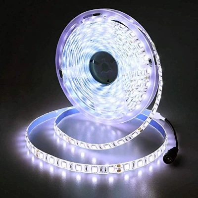 Afbeelding van JOYLIT ledstrip, 24 V, 5 m, koudwit, 6000 6500 K, IP65 waterdicht, 300 leds, 5050 SMD, zelfklevende voor keuken, badkamer enz