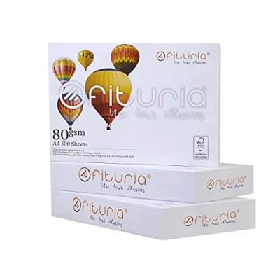 Afbeelding van OFITURIA Multifunctioneel papier voor A4 printers 80 g/m² (1500 vellen, 3 verpakkingen)