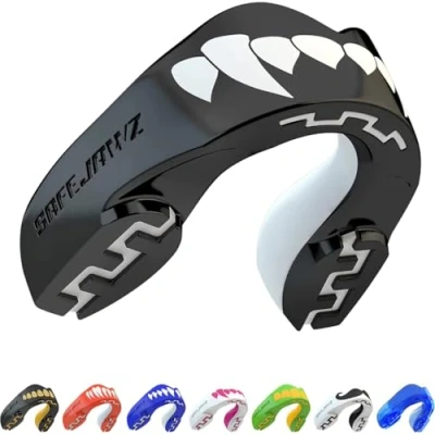 Afbeelding van Safejawz Gebitsbeschermer Extro Series Dracula Zwart/Wit Junior