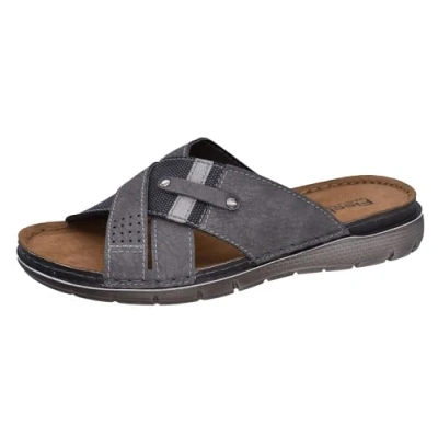 Afbeelding van Fischer Slide Heren Slippers Grijs Maat 44
