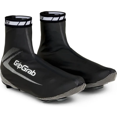 Afbeelding van GripGrab RaceAqua Waterdichte Race Fiets Overschoenen Aero Wielren Regen Fietsoverschoenen Zwart Unisex Maat XXXL (48/49)