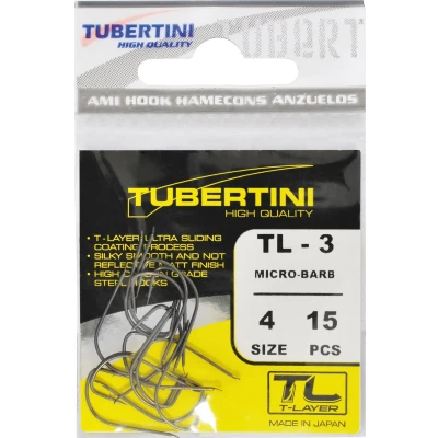 Afbeelding van Tubertini Haken TL 3 Micro Barbed (12 pcs) Maat : 5