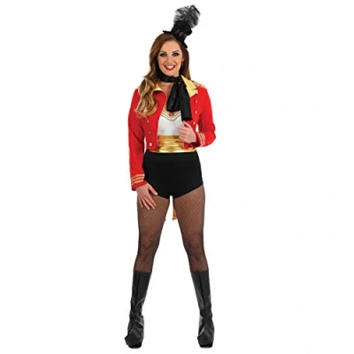 Afbeelding van Fun Shack circuskostuum voor dames, volwassenen, circusjas trouwheer, Halloween kostuum maat M