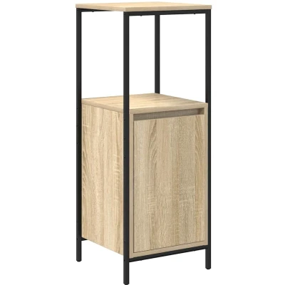 Afbeelding van Badkamermeubel met planken 36x35x95 cm Sonoma eikenkleurig