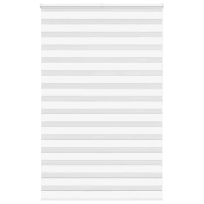 Afbeelding van vidaXL Zebra rolgordijn 145x200 cm stofbreedte 140,9cm polyester wit