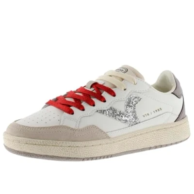 Afbeelding van Victoria Sneaker Smash Sneakers laag, Dames, Maat: 39, Blanco Leer