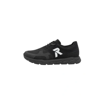 Afbeelding van Rieker Sneakers laag, Heren, Maat: 40, Urbanschwarz Textiel