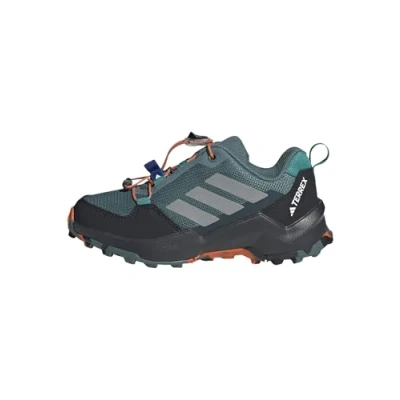 Afbeelding van adidas Mixte enfant Terrex AX4S SPEED LACING Hiking Shoes Kids, preloved teal/matte silver/semi impact orange, 37 1/3 EU