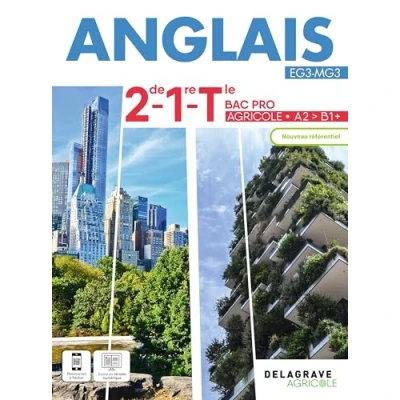 Afbeelding van ANGLAIS 2E 1E TLE BAC PRO AGRICOLE POCHETTE ELEVE