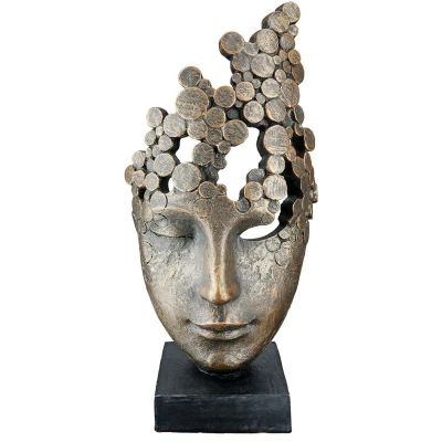 Afbeelding van Gilde Figuur &#039;Female Mask&#039;