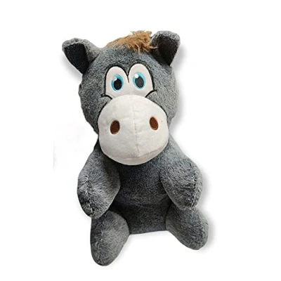 Afbeelding van Flamingo Henny Speelgoed Honden Hs Ezel Grijs L 40cm 1st 131000