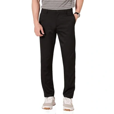 Image de Amazon Essentials Pantalon de golf extensible à coupe ajustée pour homme, noir, 91,4 x 78,7 cm