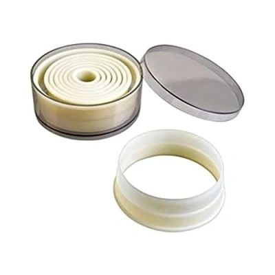 Image de Ibili 784201 lot de 9 emporte pièces arrondi lisse