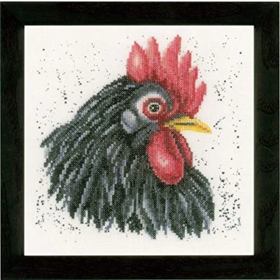 Afbeelding van Lanarte borduurpakket Zwarte Kip 0157489